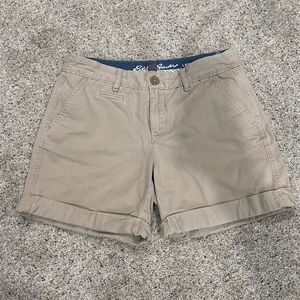 COPY - Eddie Bauer Rolled Hem Khaki Shorts